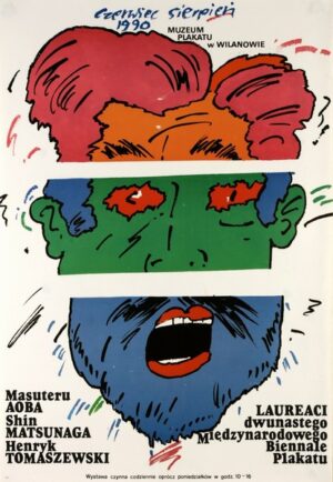 Laureaci dwunastego Miedzynarodowego Biennale Plakatu (Winners of the 12th International Poster Biennial)