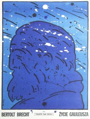 Vintage Polish Poster | Zycie Galileusza | The Life of Galileo | Swierzy