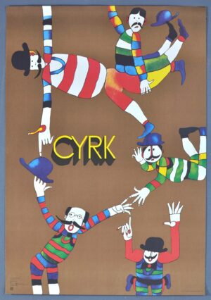 Cyrk (Circus) Five Tumbling Men
