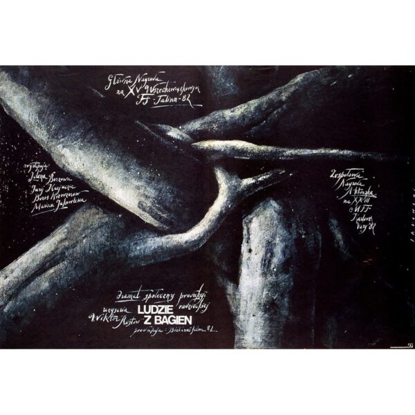 Vintage Polish Posters | Ludzie Z Bagien | Sadowski