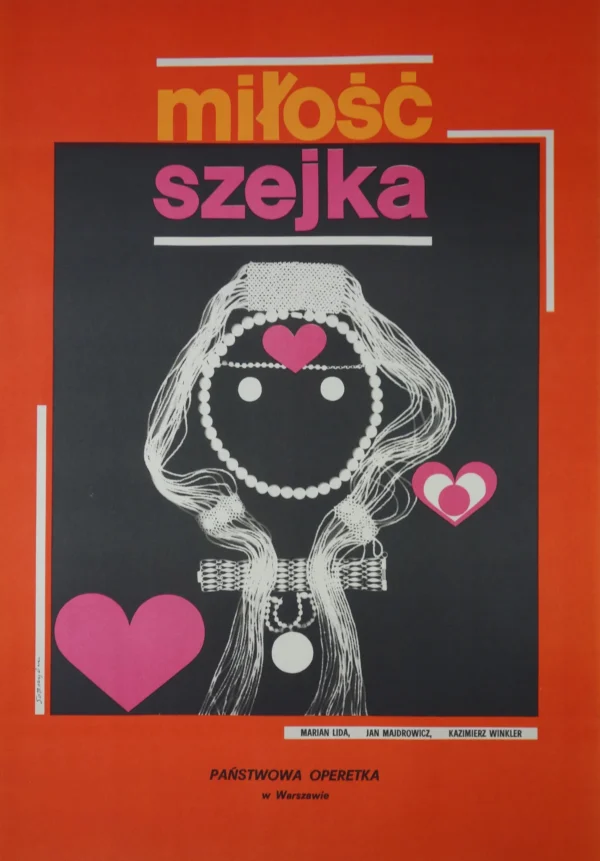 Vintage Polish Posters | Milosc Szejka |The Sheikh´s Love