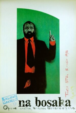 Vintage Polish Posters | Na Bosaka | Stankiewicz
