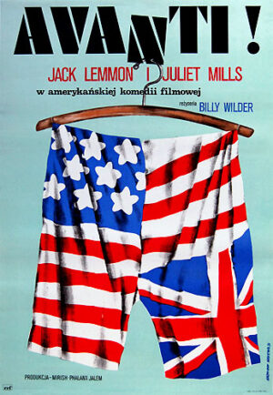 Vintage Polish Posters | Avanti! | Jack Lemmon | Billy Wilder