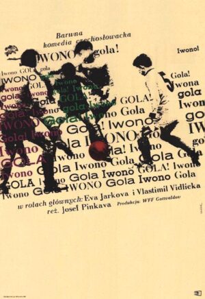 Vintage Polish Posters | Ivana, Goal! | Bronislaw Zelek