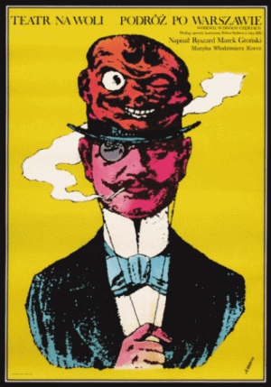 Vintage Polish Posters | Andrzej Krauze | Journey Through Warsaw
