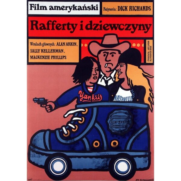 Vintage Polish Posters | Rafferty and the Gold Dust Twins | Mlodozeniec