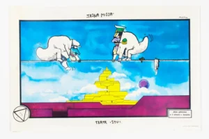 Vintage Polish Posters | Secret Mission | Mleczko