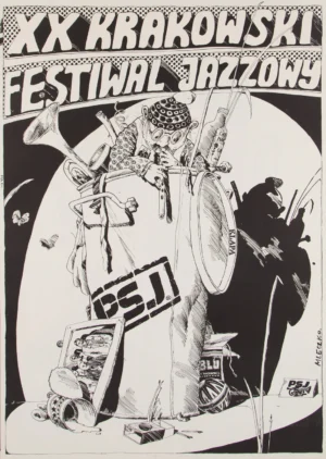 Jazz Posters | 20th Krakow Jazz Festival Poland | Mleczko