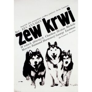 Vintage Polish Posters | Zew Krwi | The Call of the Wild